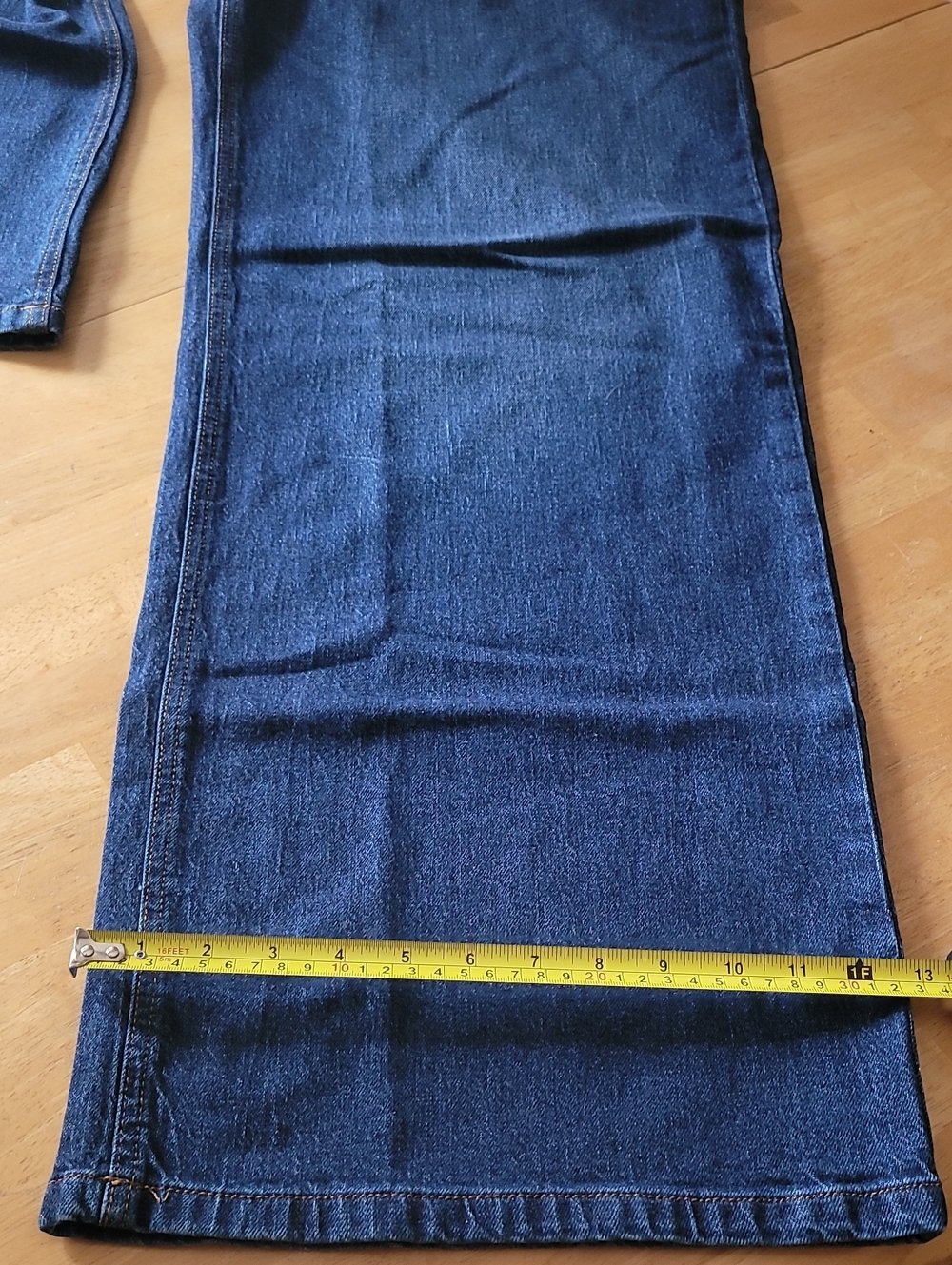 Pilcro Anthropologie Pearl-Embellished Low-Rise Wide-Leg Jeans - Picture 11 of 12
